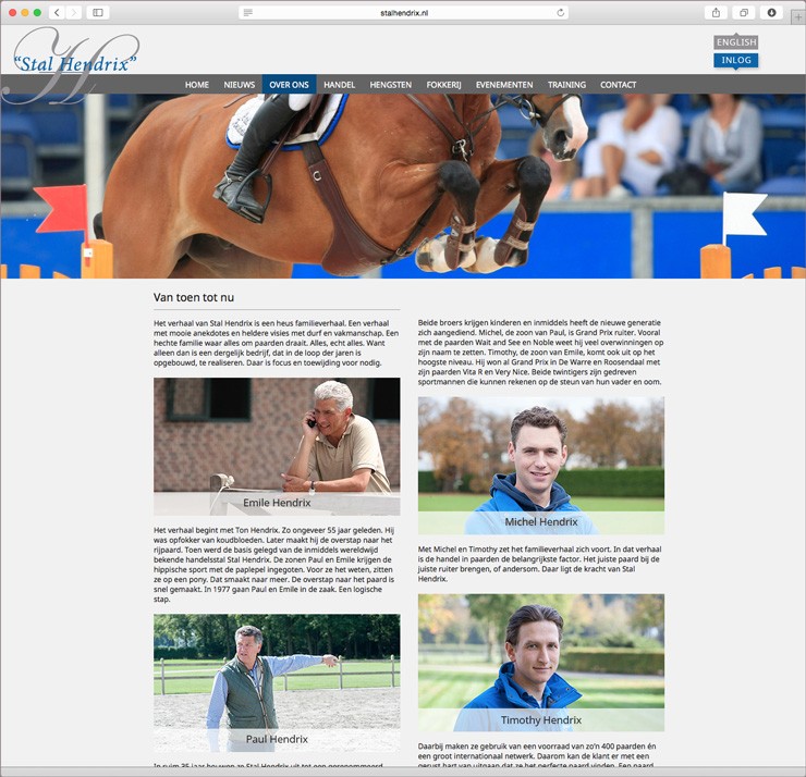 Website Stal Hendrix