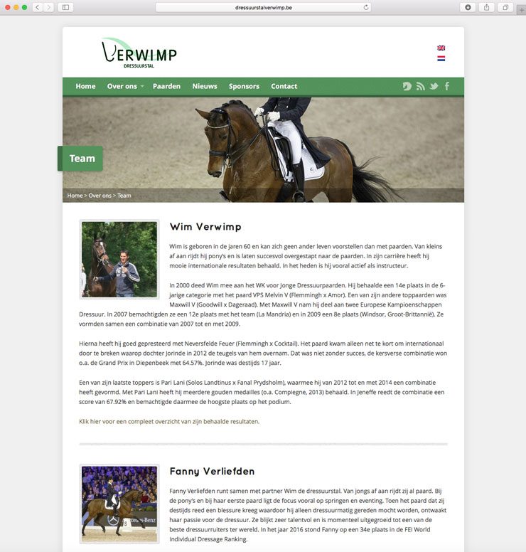 Dressuurstal Verwimp