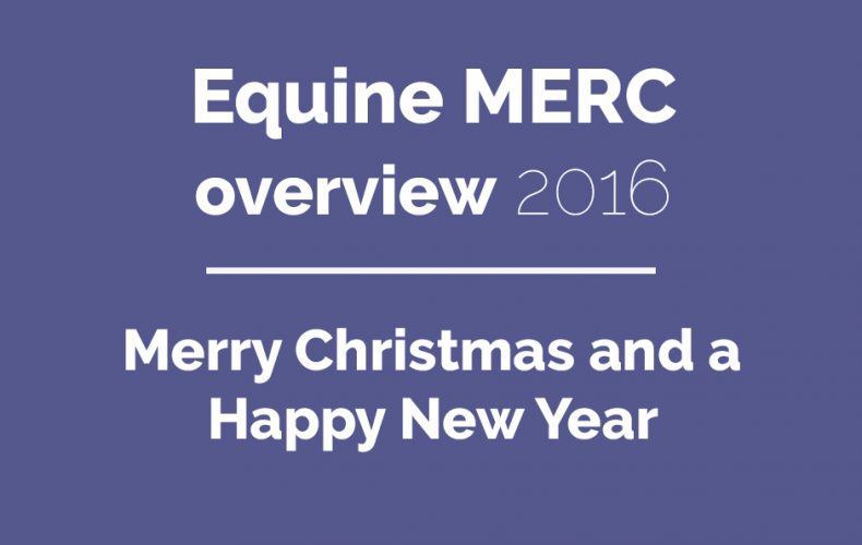 Tadaa! The Equine MERC overview of 2016!